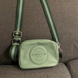 Coach Dempsey Camera Bag in Pebble Leather